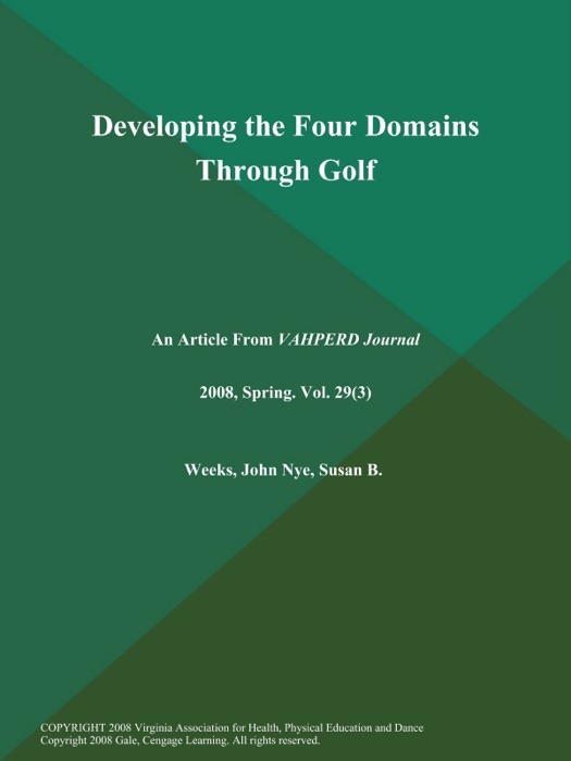 Developing the Four Domains Through Golf