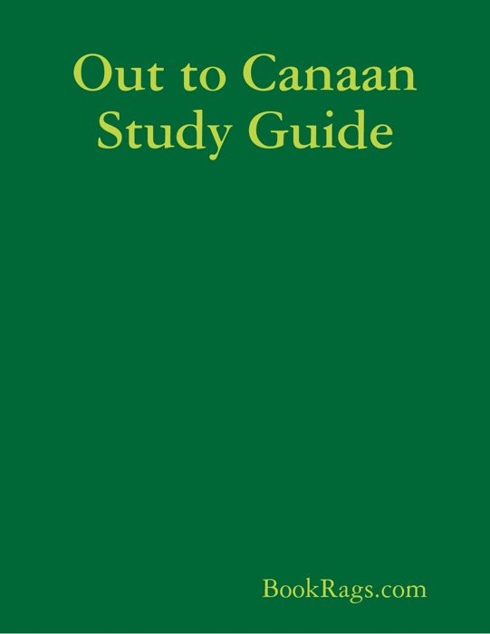 Out to Canaan Study Guide