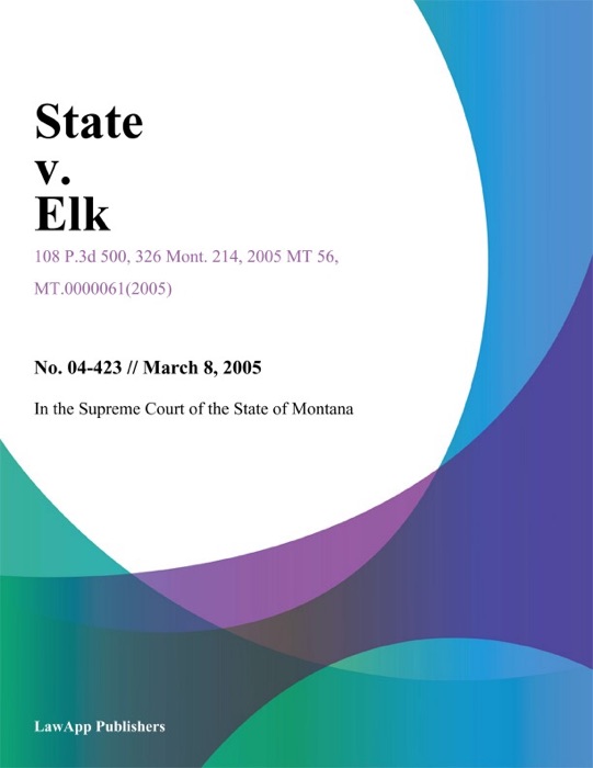 State v. Elk