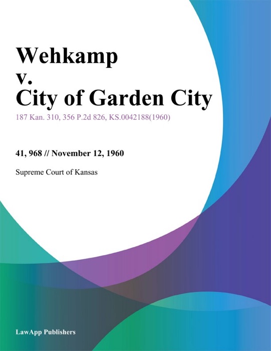 Wehkamp v. City of Garden City