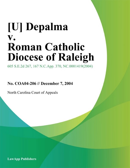 Depalma v. Roman Catholic Diocese of Raleigh