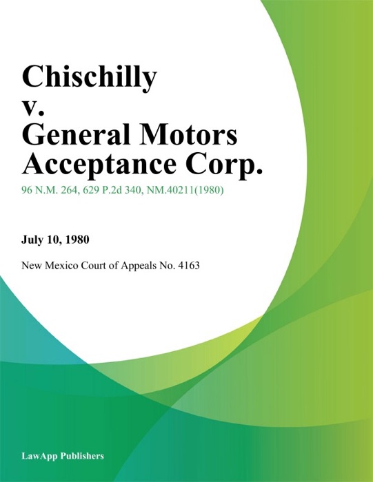 Chischilly v. General Motors Acceptance Corp.