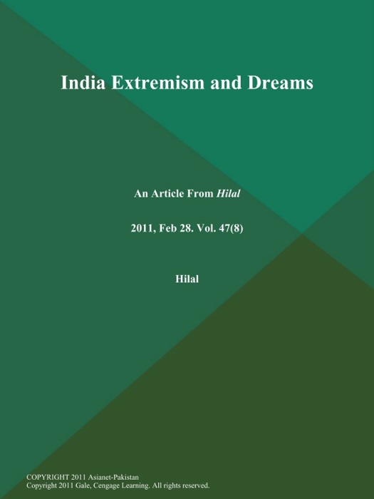 India Extremism and Dreams