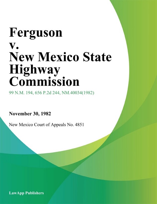Ferguson v. New Mexico State Highway Commission