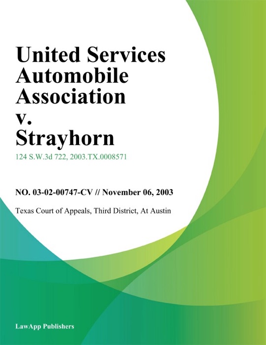 United Services Automobile Association v. Strayhorn