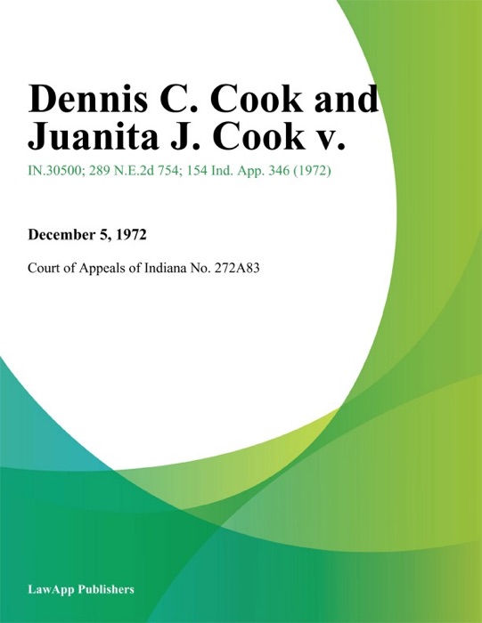 Dennis C. Cook and Juanita J. Cook V.