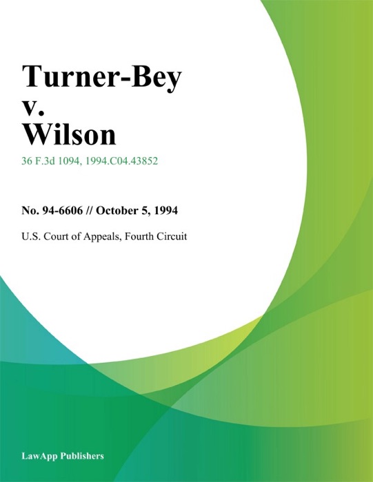 Turner-Bey v. Wilson