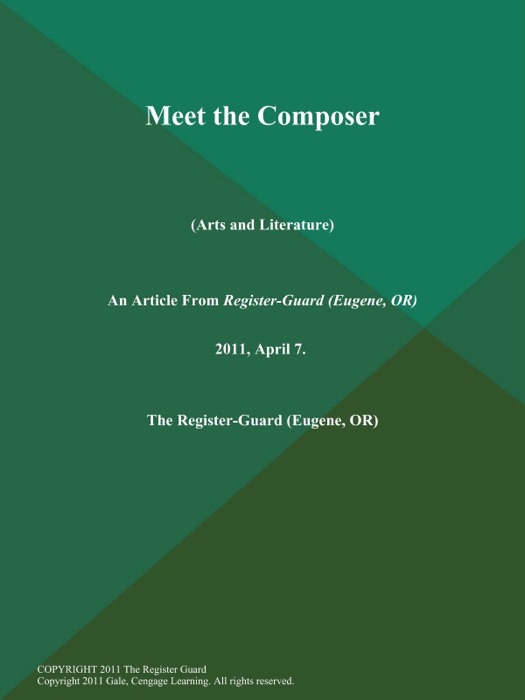 Meet the Composer (Arts and Literature)