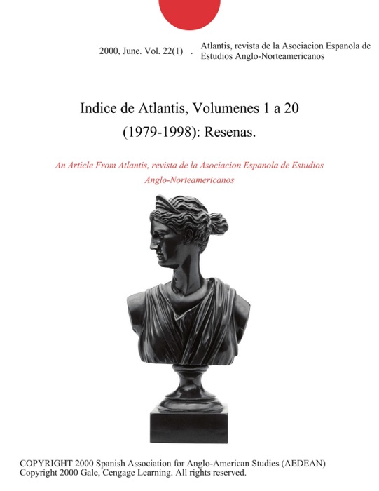 Indice de Atlantis, Volumenes 1 a 20 (1979-1998): Resenas.