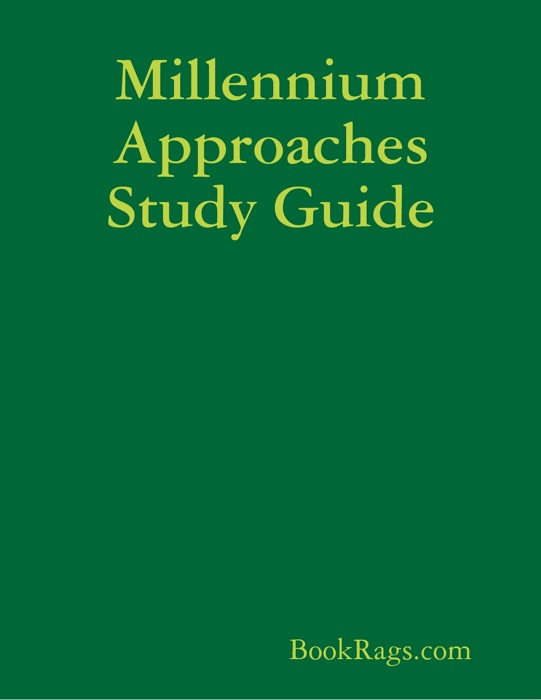 Millennium Approaches Study Guide