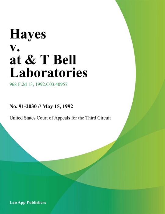 Hayes v. at & T Bell Laboratories