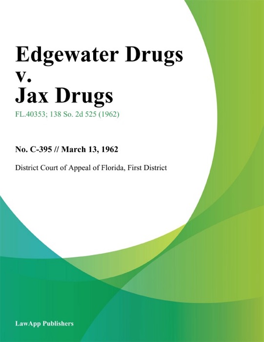 Edgewater Drugs v. Jax Drugs