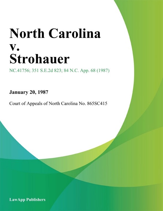 North Carolina v. Strohauer