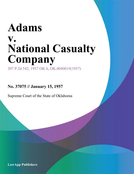 Adams v. National Casualty Company