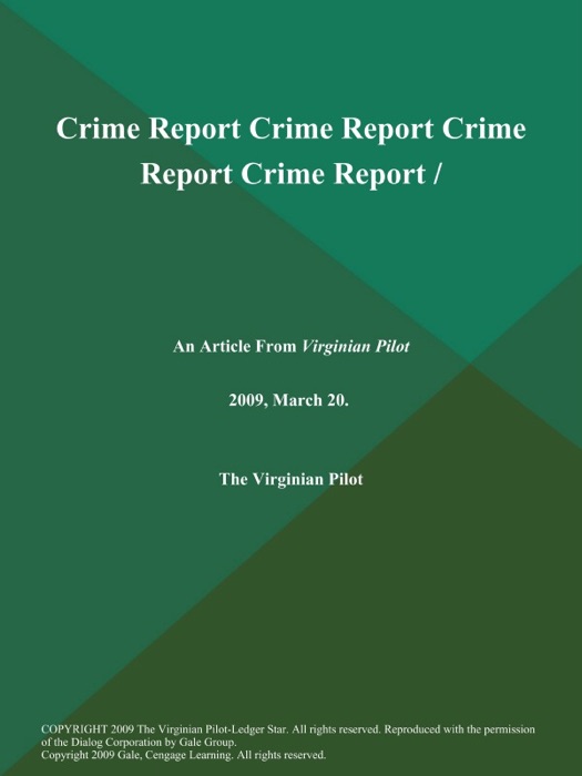 Crime Report Crime Report Crime Report Crime Report /