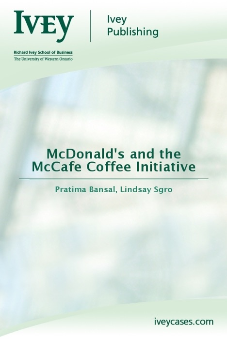 McDonald's and the McCafe Coffee Initiative