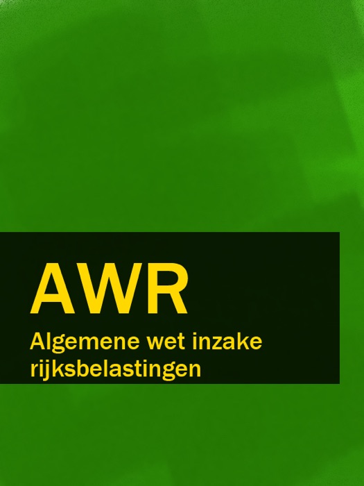 Algemene wet inzake rijksbelastingen - AWR