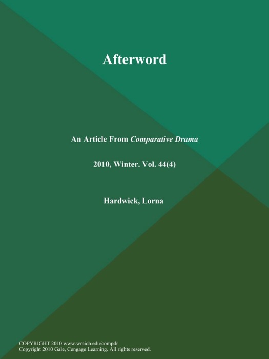 Afterword