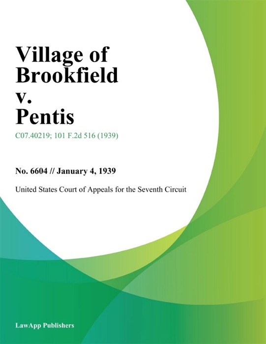 Village of Brookfield v. Pentis