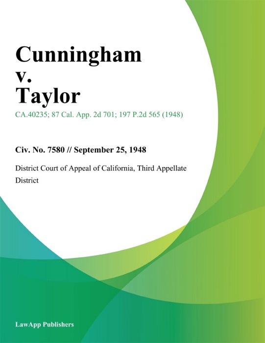 Cunningham v. Taylor