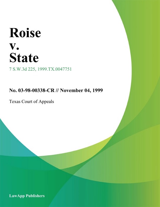 Roise V. State