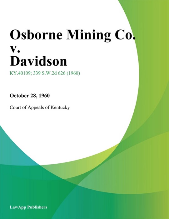 Osborne Mining Co. v. Davidson