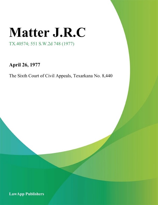 Matter J.R.C.