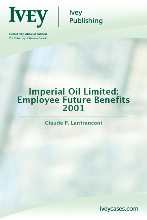 Imperial Oil Limited: Employee Future Benefits 2001