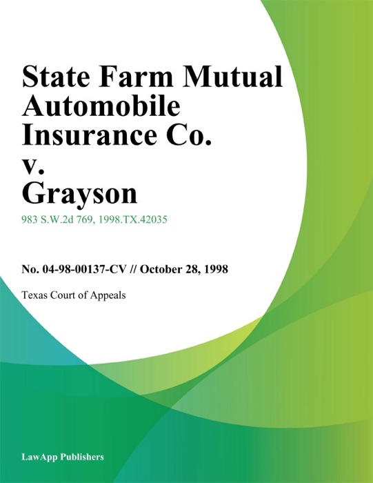 State Farm Mutual Automobile Insurance Co. v. Grayson