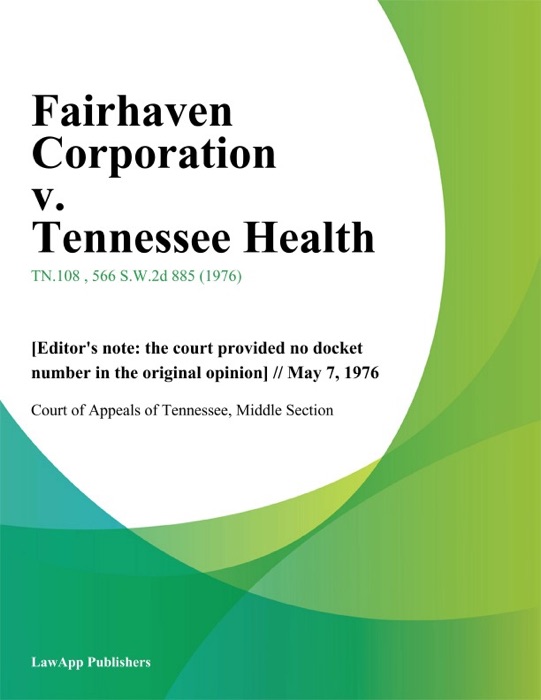 Fairhaven Corporation v. Tennessee Health