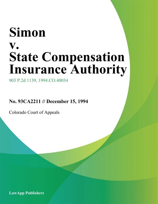 Simon V. State Compensation Insurance Authority