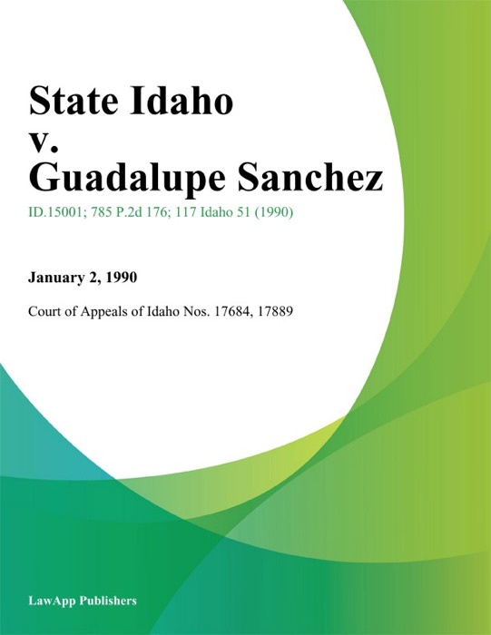 State Idaho v. Guadalupe Sanchez