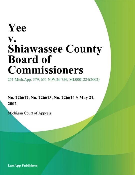 Yee v. Shiawassee County Board of Commissioners