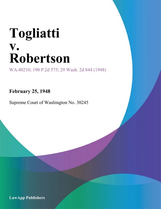 Togliatti V. Robertson