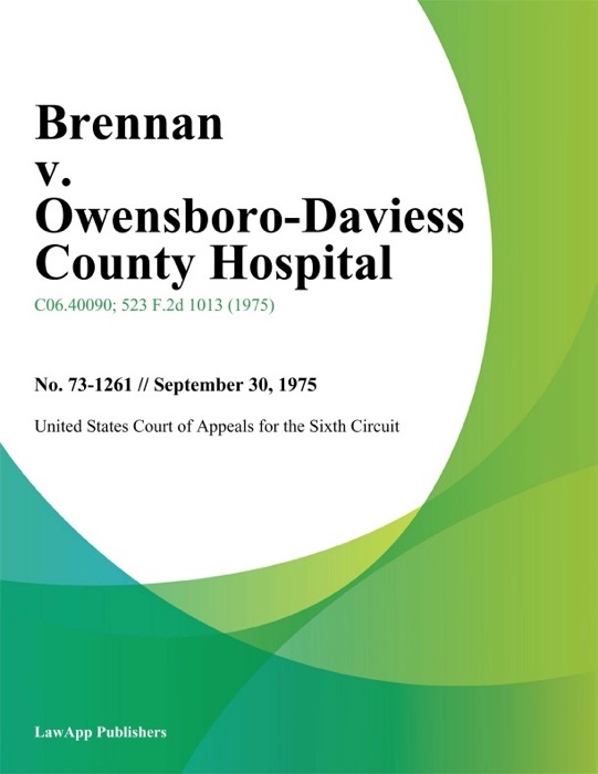Brennan v. Owensboro-Daviess County Hospital