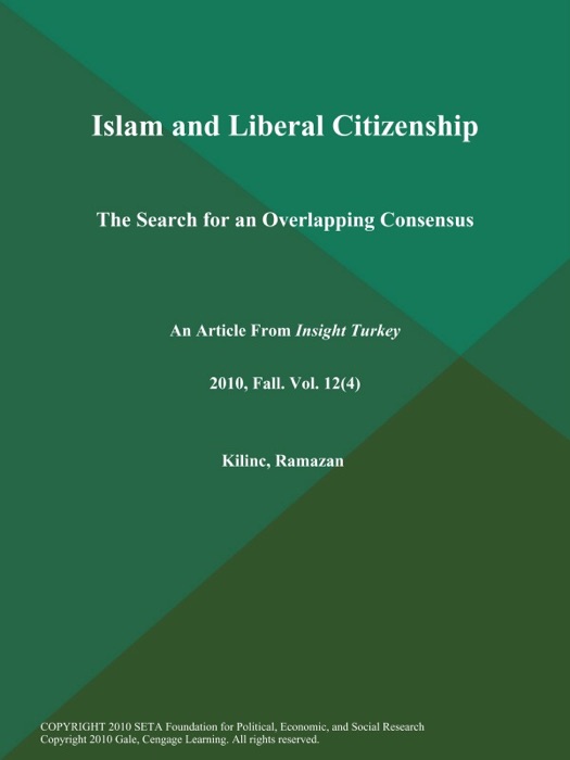 Islam and Liberal Citizenship: The Search for an Overlapping Consensus