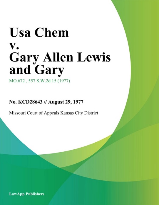 Usa Chem v. Gary Allen Lewis and Gary