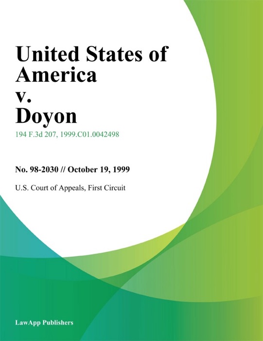 United States Of America V. Doyon