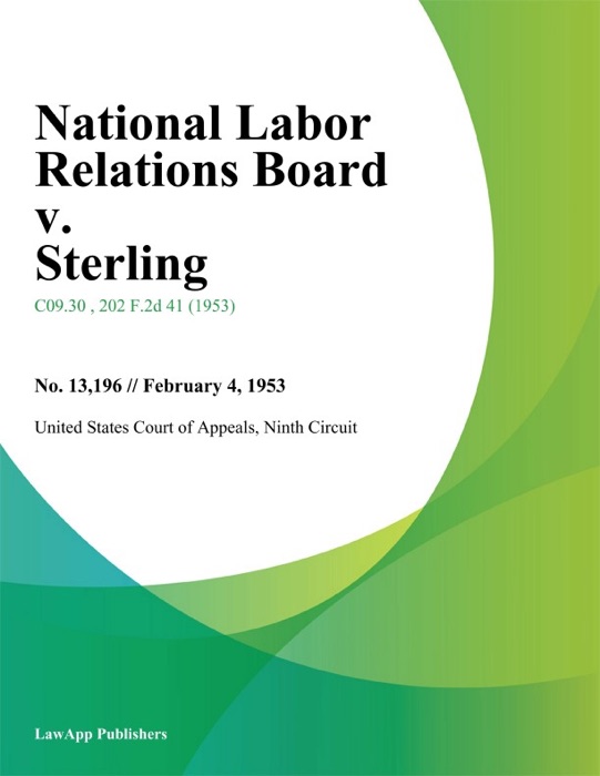 National Labor Relations Board v. Sterling