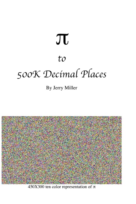 Pi to 500k Decimal Places