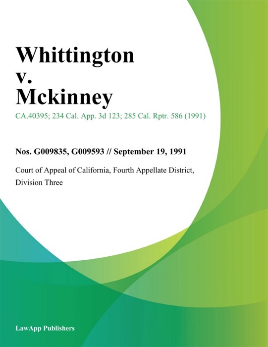 Whittington V. Mckinney