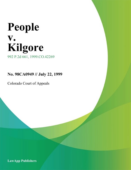 People V. Kilgore