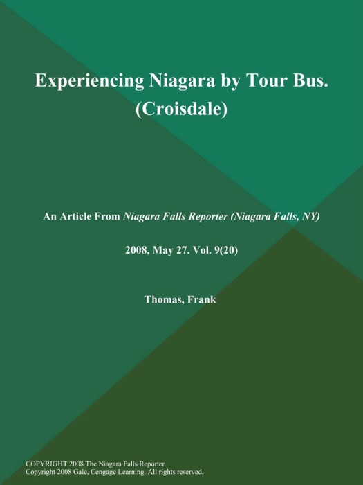 Experiencing Niagara by Tour Bus (Croisdale)