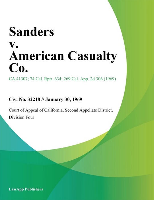 Sanders v. American Casualty Co.