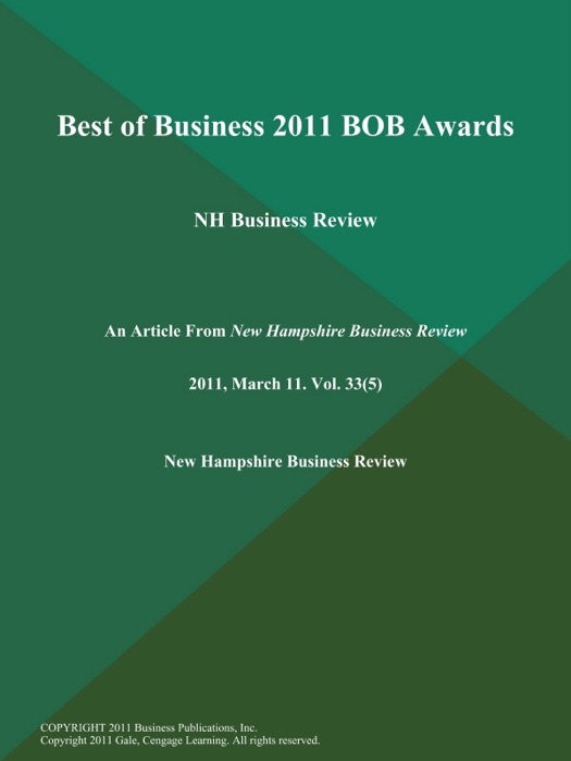 Best of Business 2011 BOB Awards: NH Business Review