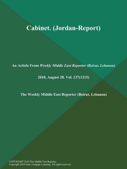 Cabinet (Jordan-Report)