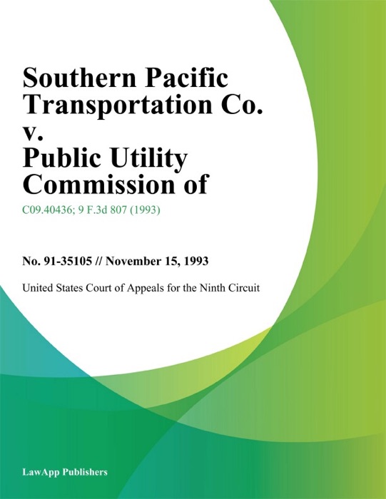 Southern Pacific Transportation Co. v. Public Utility Commission of