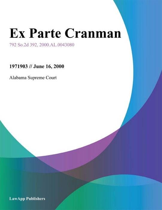 Ex Parte Cranman