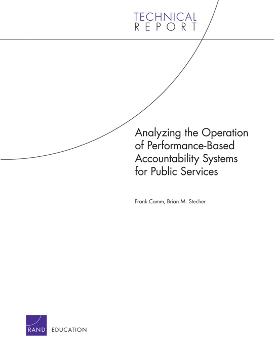 Analyzing the Operation of Performance-Based Accountability Systems for Public Services