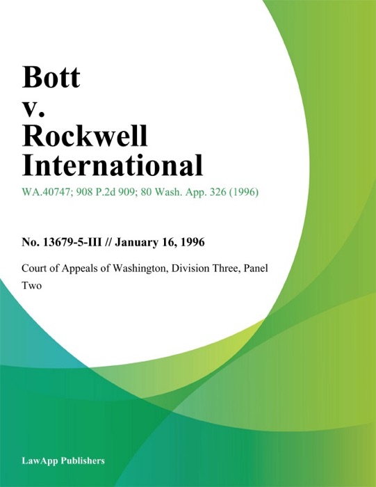 Bott V. Rockwell International